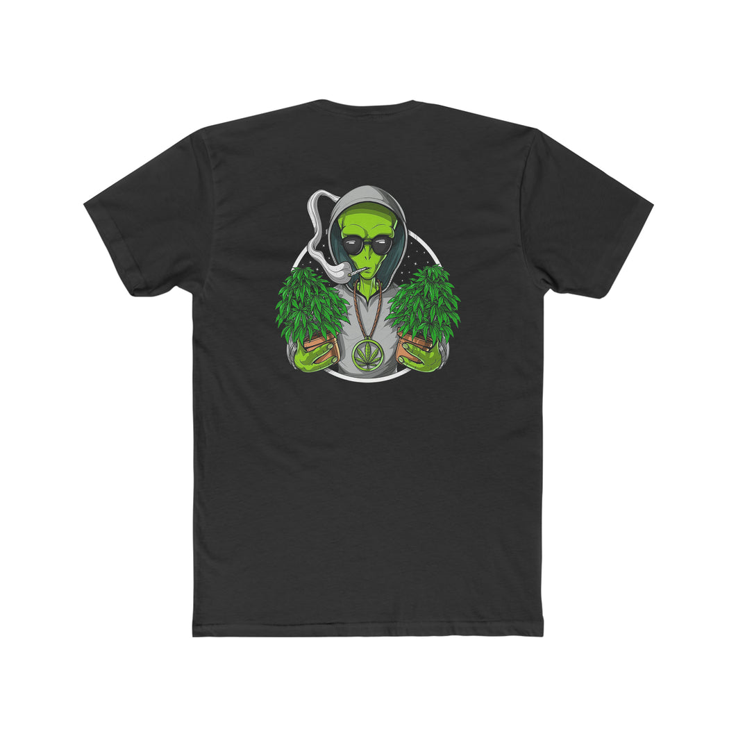 420 Alien with Plants - Design On Back