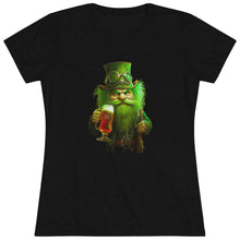 Load image into Gallery viewer, Women&#39;s Irish Drinking Leprechaun Triblend Tee
