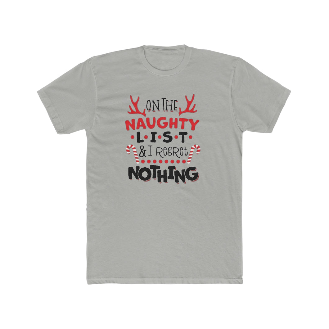 On The Naughty List - Print On Front - Multiple Colors