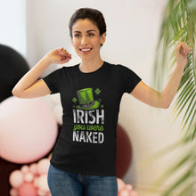 Load image into Gallery viewer, Women&#39;s Irish You Were Naked Triblend Tee
