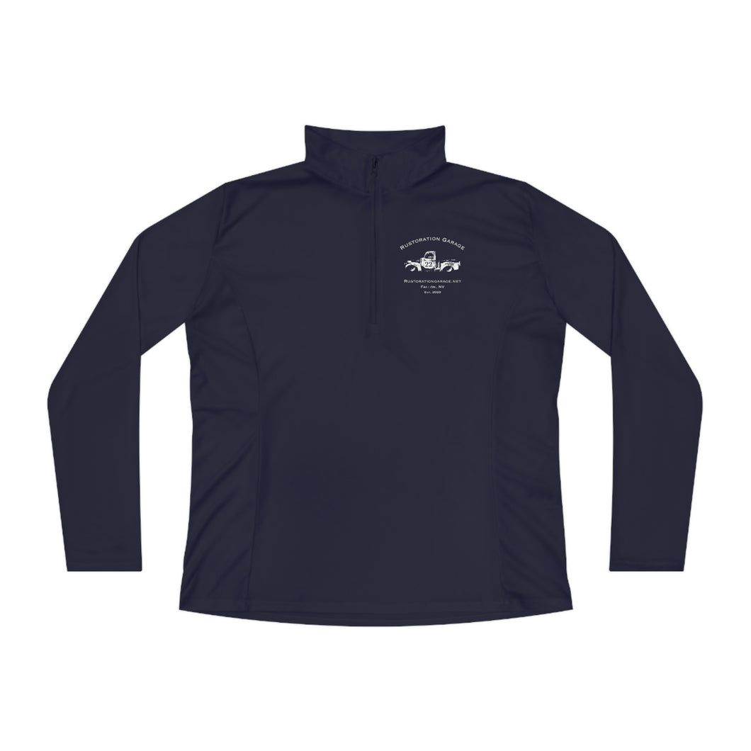 Ladies Cars N Coffee Quarter-Zip Pullover