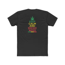 Load image into Gallery viewer, Rasta Colors - Keep Calm and Smoke Weed - Design On Back
