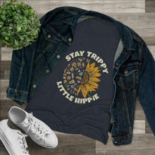 Load image into Gallery viewer, Women&#39;s Stay Trippy Little Hippie Triblend Tee
