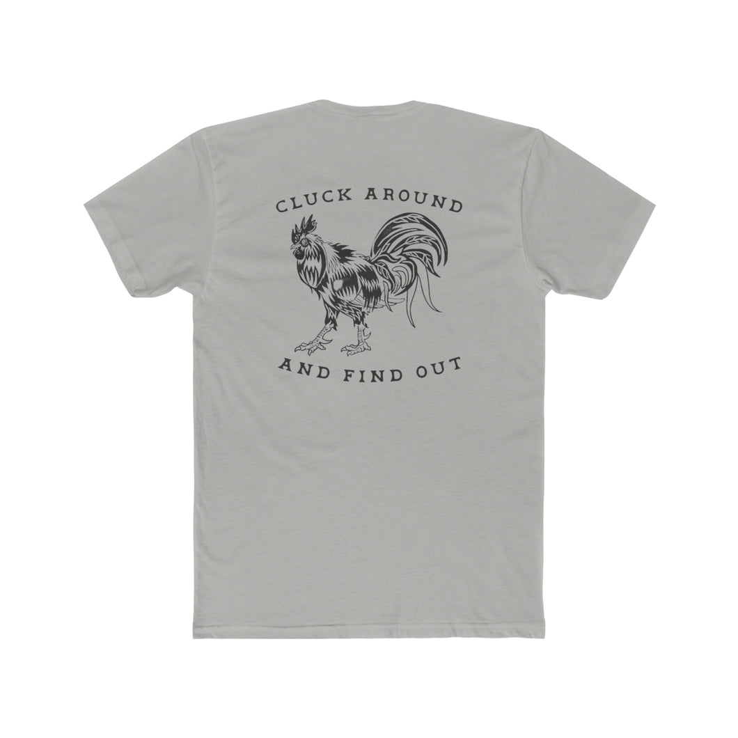 Cluck Around and Find Out - Print On Back - Multiple Colors