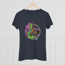 Load image into Gallery viewer, Women&#39;s Smokin Alien Girl Triblend Tee
