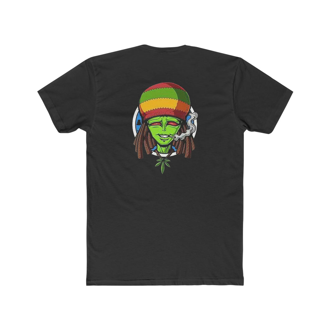 Rasta Alien - Design On Back