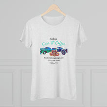 Load image into Gallery viewer, Women&#39;s Fallon Cars N Coffee Triblend Tee
