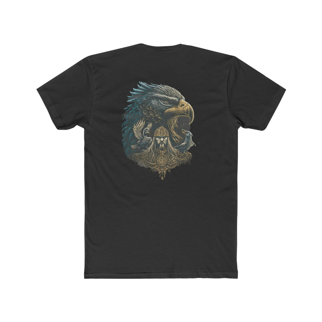 Celtic Viking and Eagle - Design On Back