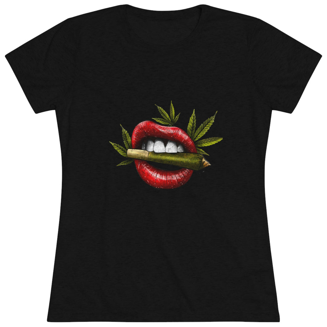 Women's Lips Triblend Tee