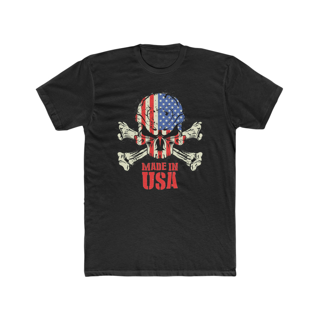 Made In USA Skull - Print On Front