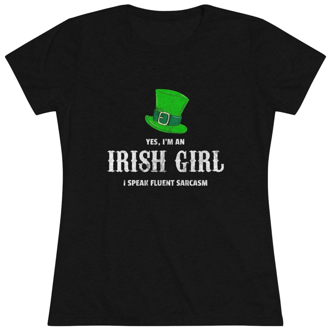 Women's Irish Girl Triblend Tee