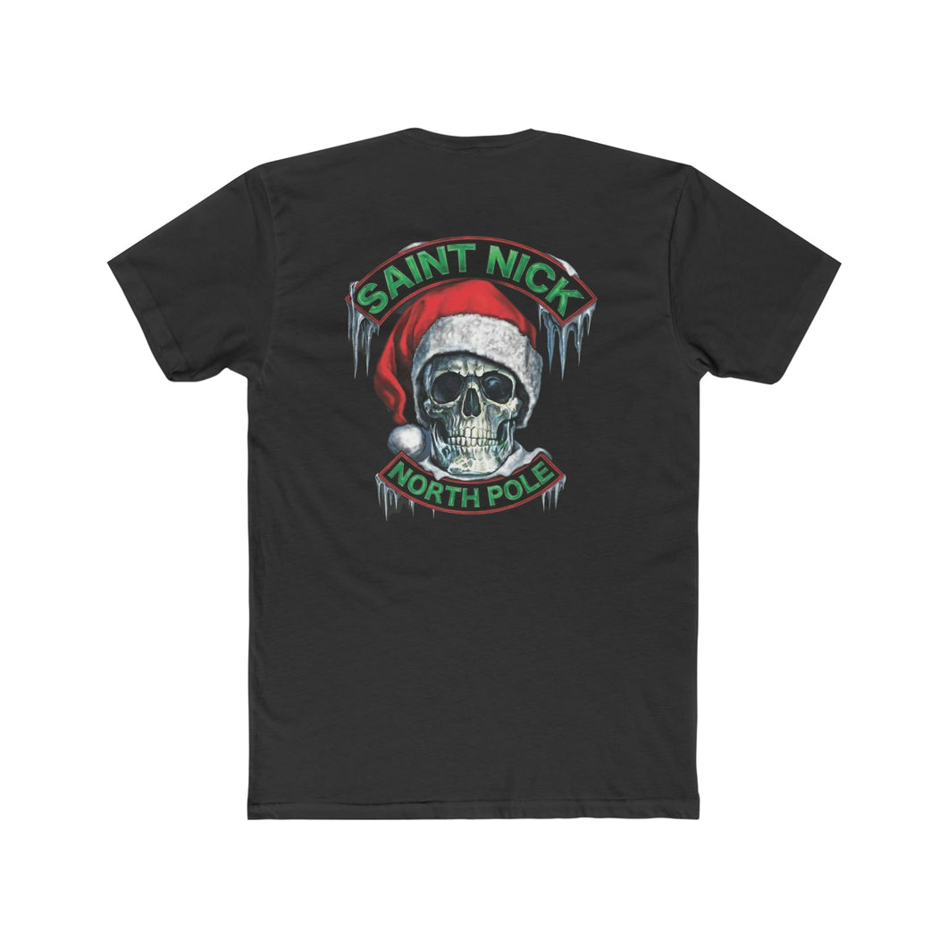 Skull Saint Nick - Print On Back