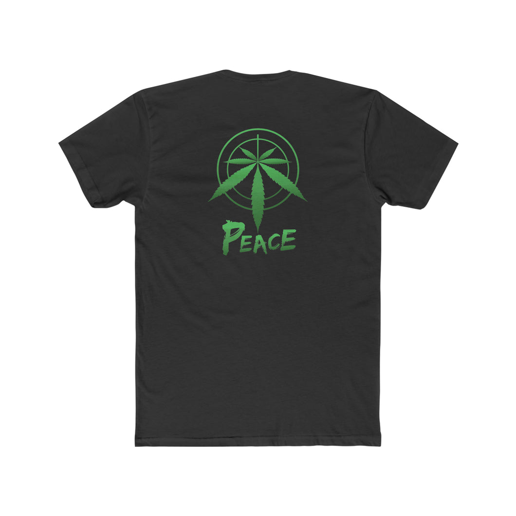 Peace 420 Bullseye - Design On Back