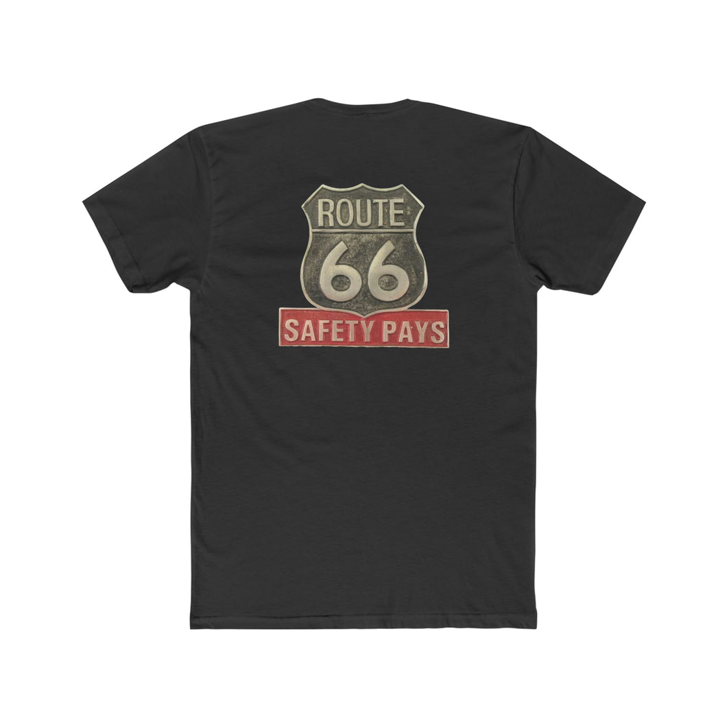 Route 66 Safety Pays - Design On Back