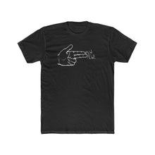 Load image into Gallery viewer, Pew Pew - Black Shirt - Print On Front
