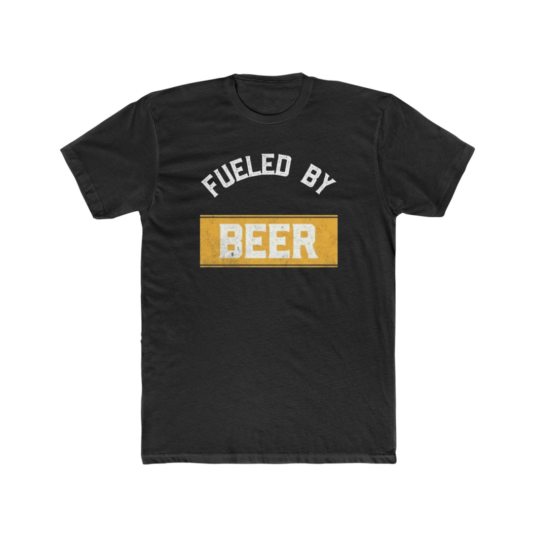 Fueled By Beer - Orange - Print On Front