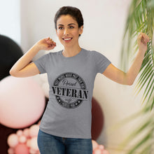 Load image into Gallery viewer, Women&#39;s Proud Veteran Wife Triblend Tee
