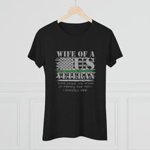 Load image into Gallery viewer, Women&#39;s Wife of a US Veteran Triblend Tee
