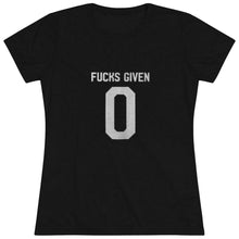 Load image into Gallery viewer, Women&#39;s Fucks given Triblend Tee
