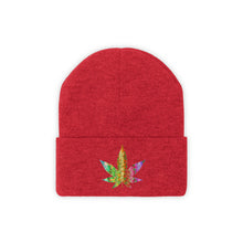 Load image into Gallery viewer, Colored Pot Leaf - Knit Beanie
