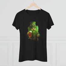 Load image into Gallery viewer, Women&#39;s Irish Drinking Leprechaun Triblend Tee
