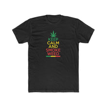 Load image into Gallery viewer, Rasta Colors - Keep Calm and Smoke Weed - Print On Front
