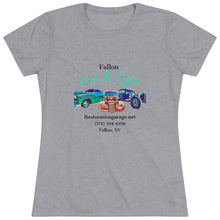 Load image into Gallery viewer, Women&#39;s Fallon Cars N Coffee Triblend Tee
