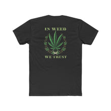 Load image into Gallery viewer, Leaf Halo - In Weed We Trust - Design On Back
