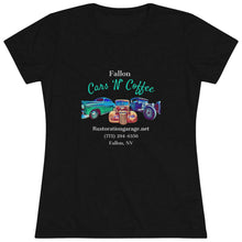 Load image into Gallery viewer, Women&#39;s Fallon Cars N Coffee Triblend Tee
