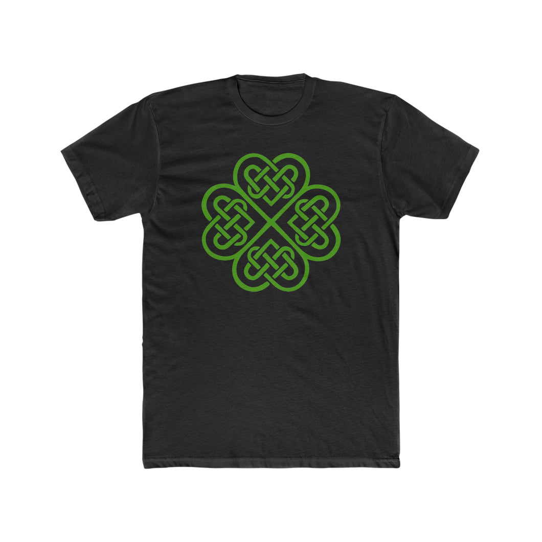 Irish Celtic 4 Leaf Clover - Print On Front