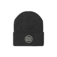 Load image into Gallery viewer, Gas and Beer - Black Knit Beanie - Logo 1
