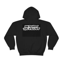 Load image into Gallery viewer, In Rust We Trust - Front - Unisex Heavy Blend™ Hooded Sweatshirt
