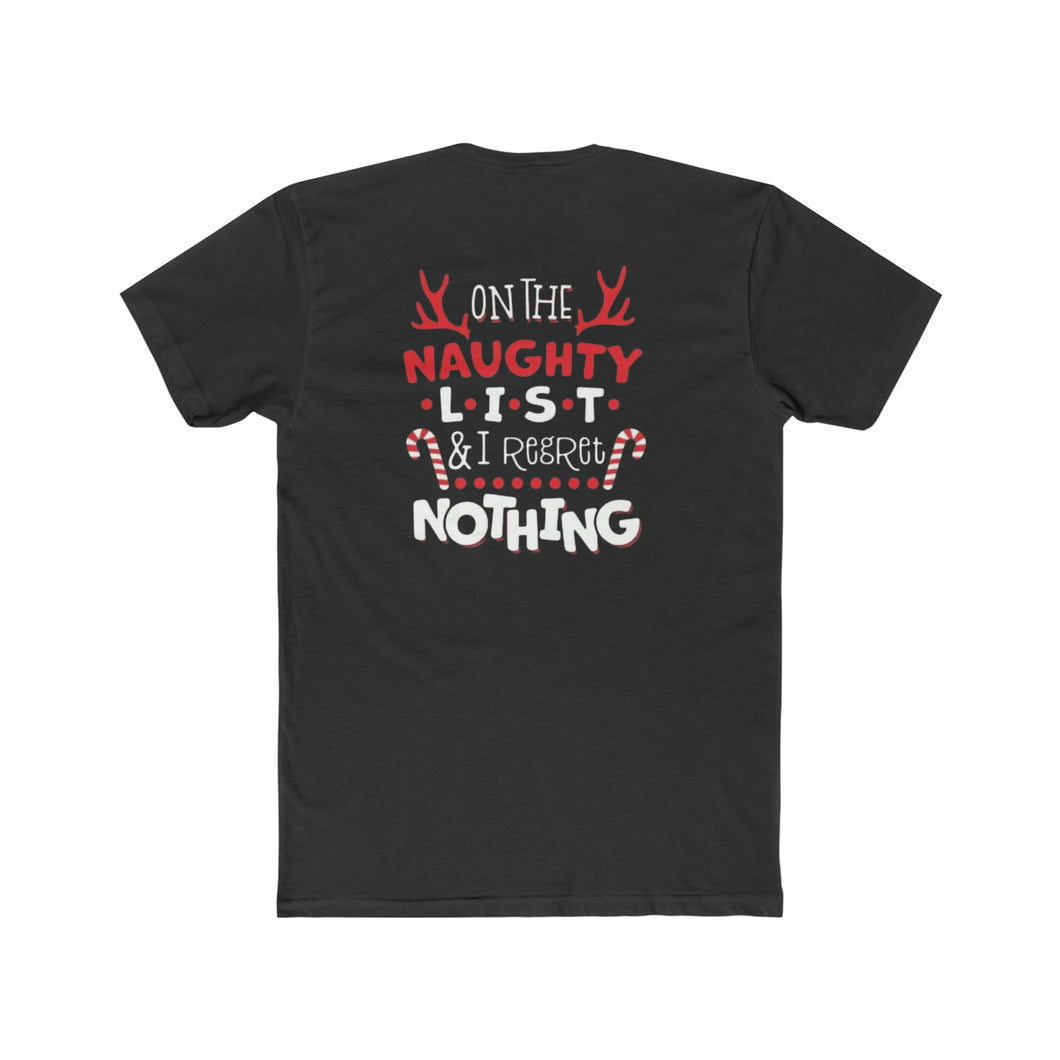 On The Naughty List - Print On Back