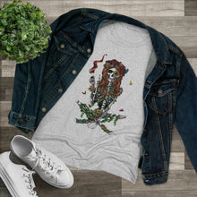 Load image into Gallery viewer, Women&#39;s Smoking Skull Triblend Tee
