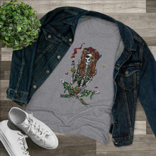 Load image into Gallery viewer, Women&#39;s Smoking Skull Triblend Tee
