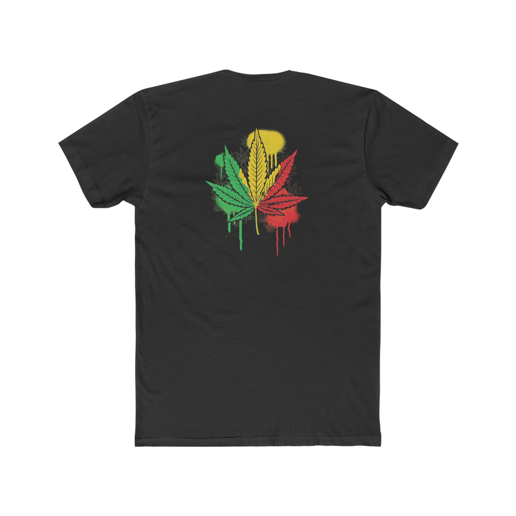 Spray Painted MJ Leaf - Design On Back