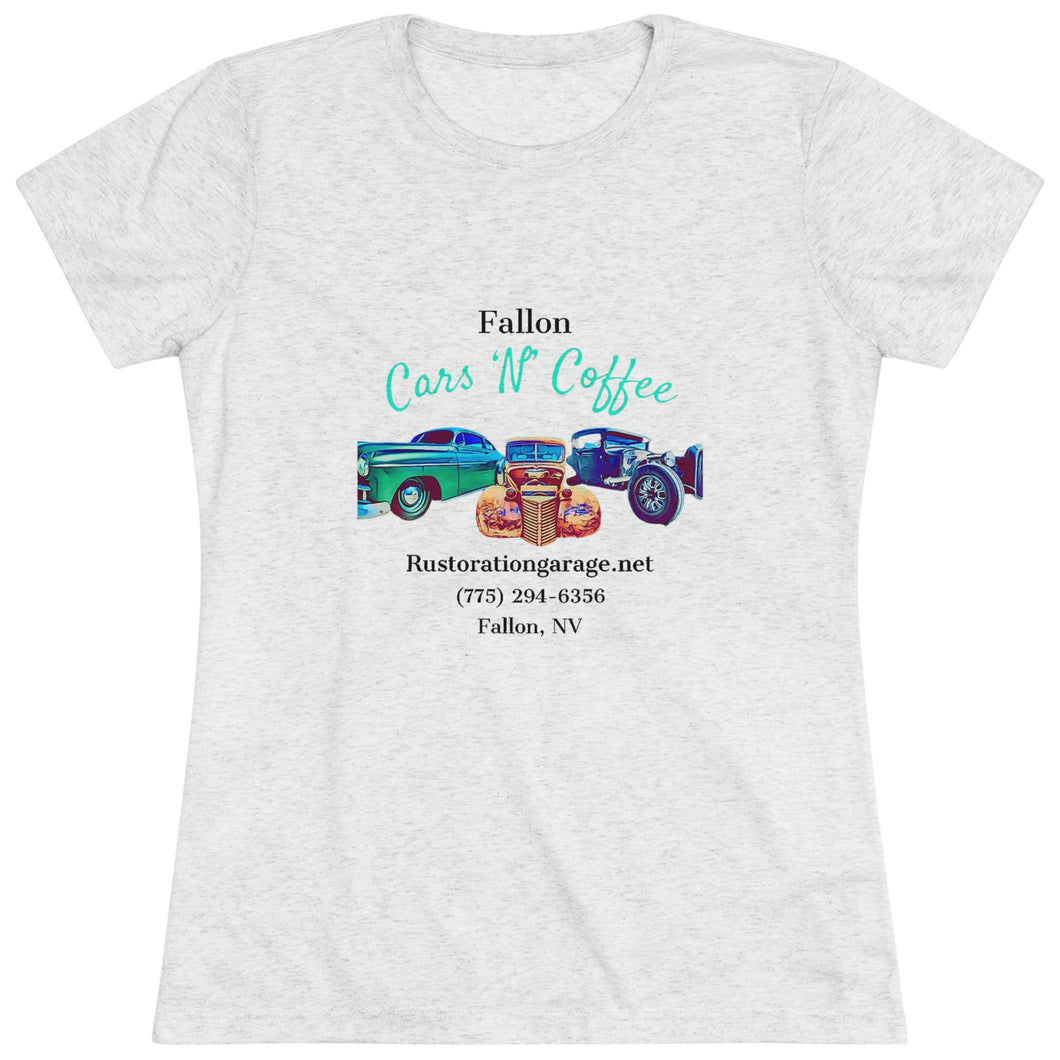 Women's Fallon Cars N Coffee Triblend Tee