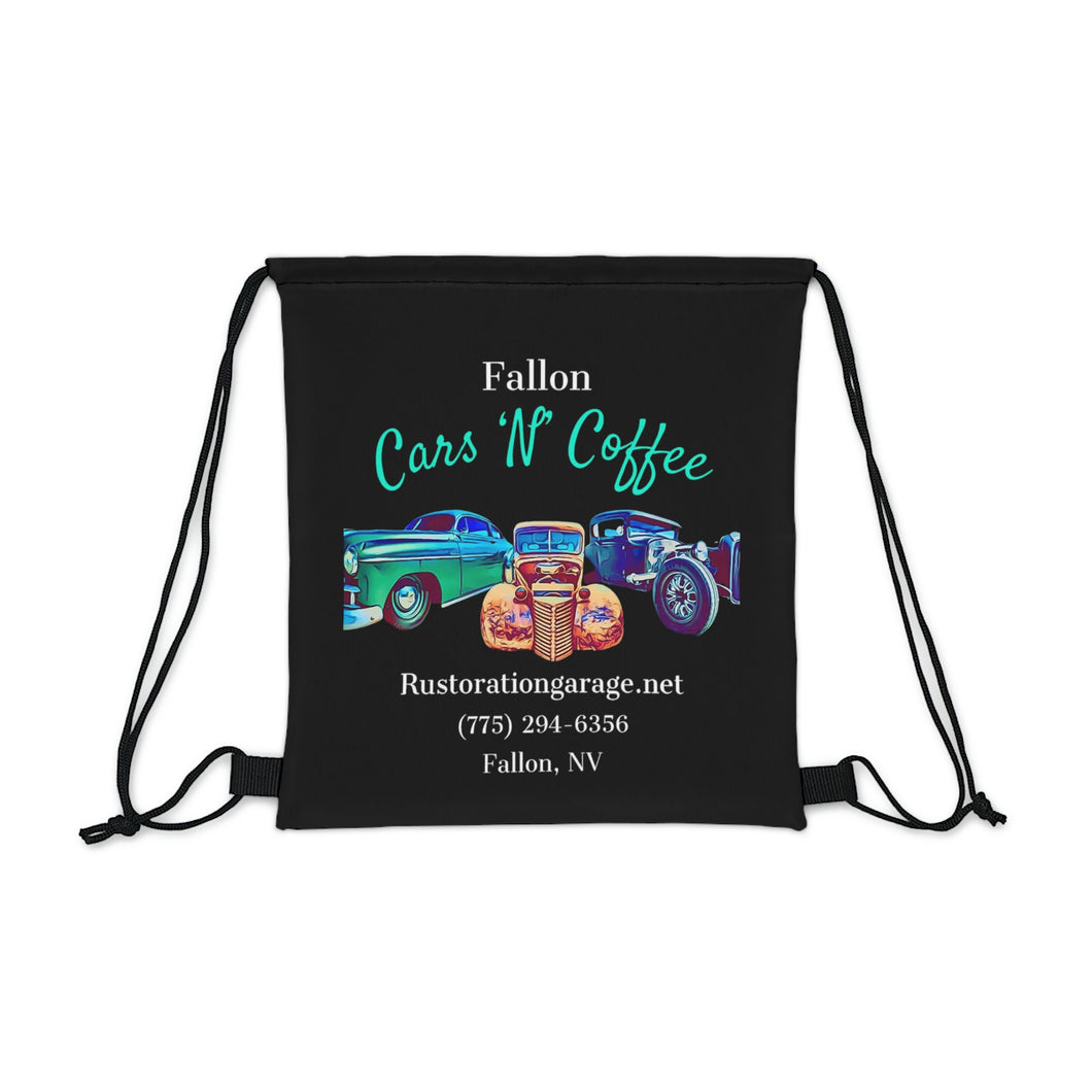 Cars N Coffee Outdoor Drawstring Bag