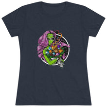 Load image into Gallery viewer, Women&#39;s Smokin Alien Girl Triblend Tee
