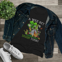 Load image into Gallery viewer, Women&#39;s A Wee Bit Irish Triblend Tee
