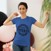 Load image into Gallery viewer, Women&#39;s Proud Veteran Wife Triblend Tee
