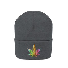 Load image into Gallery viewer, Colored Pot Leaf - Knit Beanie
