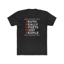 Load image into Gallery viewer, TRUMP - Truth Really Upsets Most People - T-Shirt On Front
