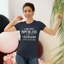 Load image into Gallery viewer, I am Not Spoiled - Women&#39;s Triblend Tee - On Front
