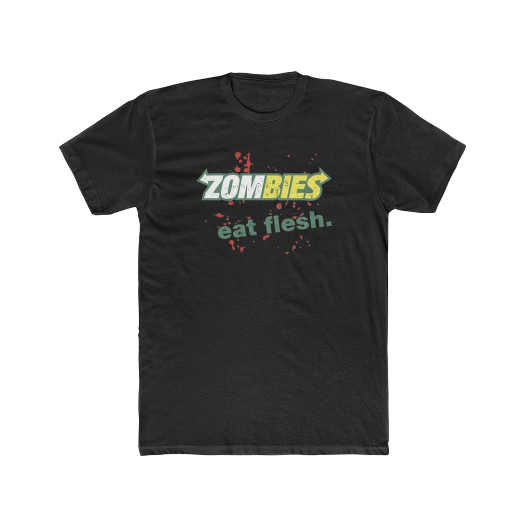 Zombies Eat Flesh - Print On Front