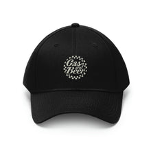 Load image into Gallery viewer, Gas and Beer - Black Twill Hat - Unisex - Logo 1
