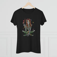 Load image into Gallery viewer, Women&#39;s Smoking Skull Triblend Tee
